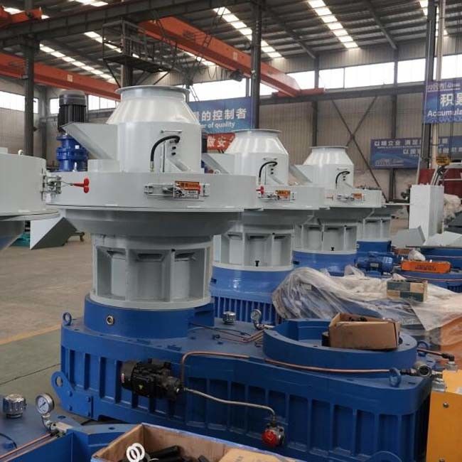 Ring Die Biomasse Pellet Produktionslinie mit 1,1-1,3 t/M3 Pellet Dichte
