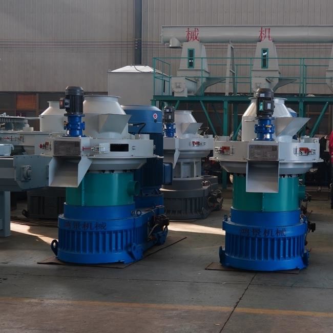 2.2-3kw Klimaanlage Motor Biomasse Pellet Produktionslinie 2-12mm