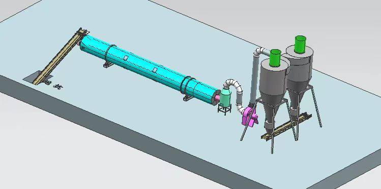 1-2 Tonnen/h Biomasse für die Herstellung von Holzpellets 1,1-1,3 t/m3