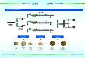 Ring Die Biomasse Pellet Produktionslinie mit 1,1-1,3 t/M3 Pellet Dichte
