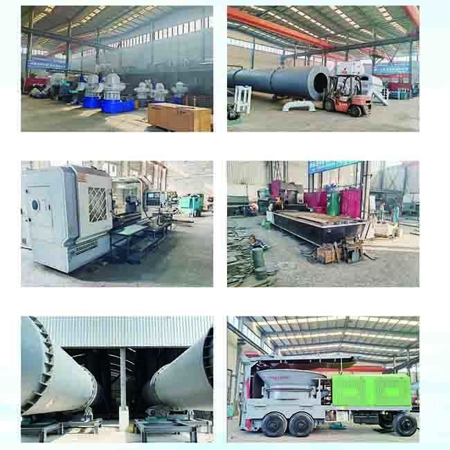 1-2 Tonnen / h Biomasse-Pellets Produktionslinie 2-12mm 1,1-1,3 T / M3